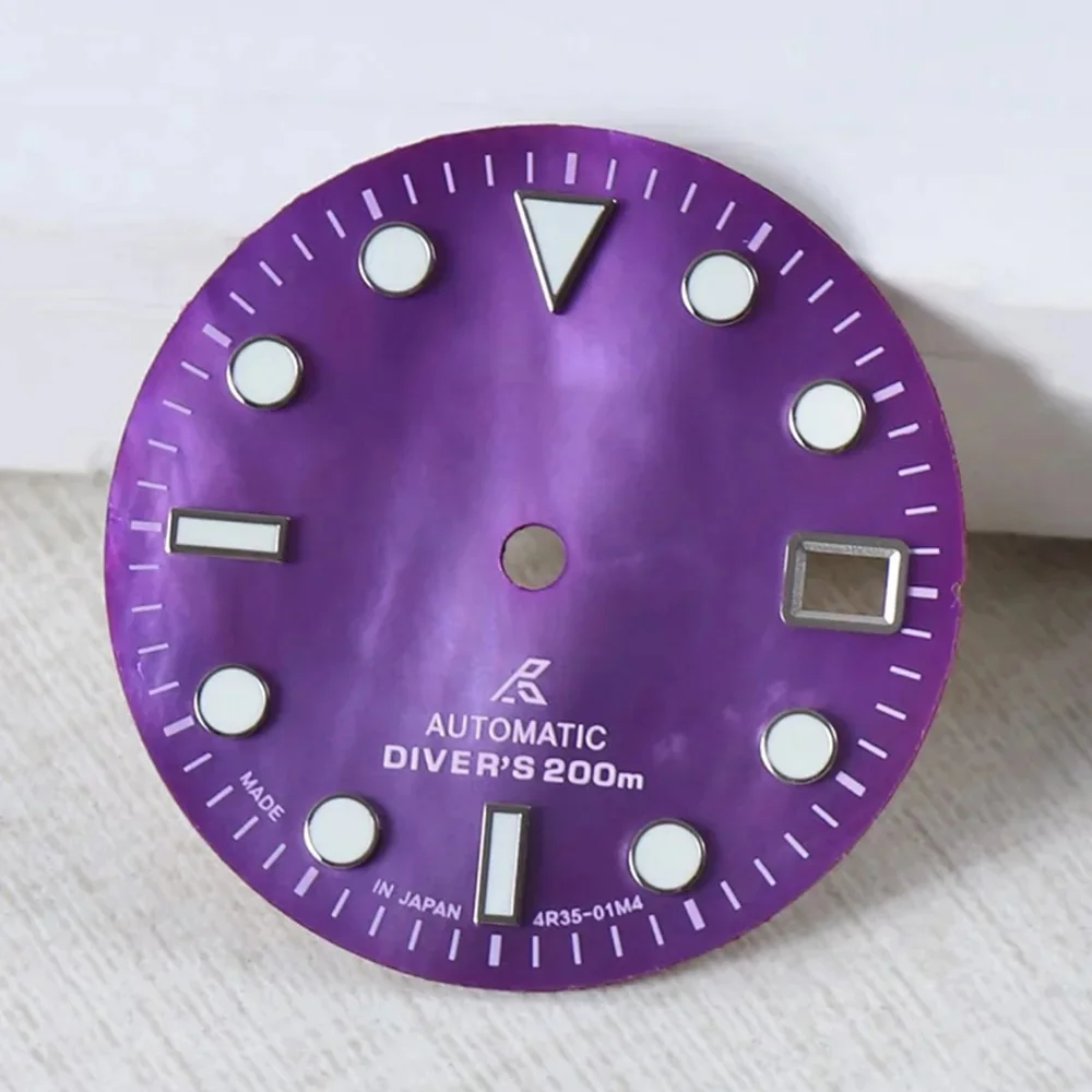 NH35a/NH35 Movement Luminous Dial Size 29MM Can Be Used For Mechanical Watch Modification Parts