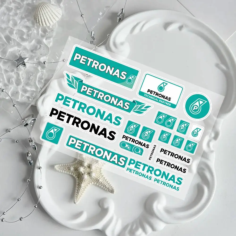 

For PETRONAS Reflective Motorcycle Stickers Waterproof Vinyl Decals For Motorbike Helmet Fuel Tank Bike