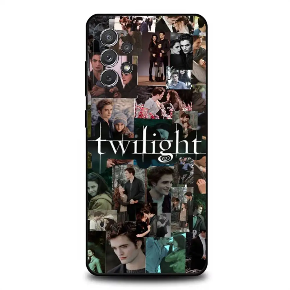 حافظة هاتف إدوارد جاكوب T-Twilight لهاتف سامسونج S 25,24,23,22,30,21,10,9,Ultra,Plus,Lite,FE,4,5G حافظة ناعمة سوداء