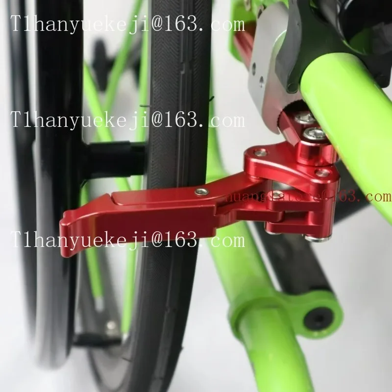 Safety Active Wheelchair Handbrake High End All Aluminum Alloy Eagle Brake for Sports Wheelchair Rehabilitation Supplies