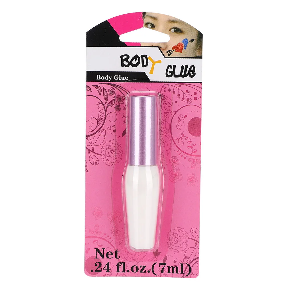 Tattoo Glue 7ml Temporary Glitter Powder Glue Body Painting Eyebrows Tattoo Gel Beauty Tool
