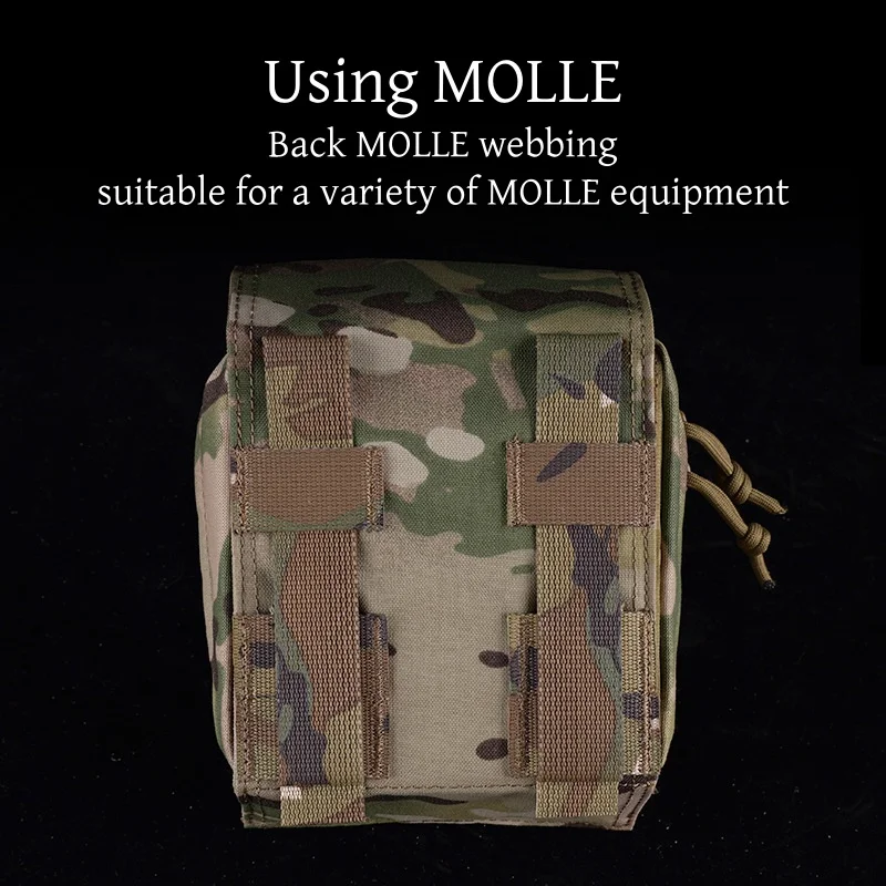 Portable first aid kit hiking first aid kit MOLLE system lock type