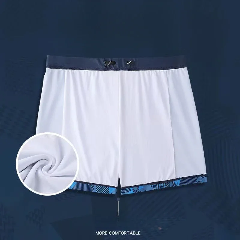 Swim Trunks Men's Anti-embarrassment Loose Quick-drying Men's Boxer Swimsuit Set Beach Pants