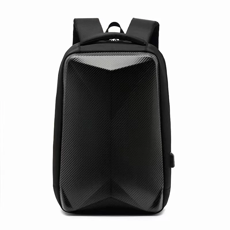 Oxford Cloth +EVA Hard Shell Men's Shoulder Bag Business Travel Computer Backpack Can Accommodate 17.3-inch Computer  BackpackS