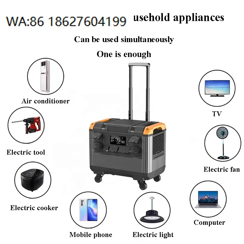 

180W to 1000W Multi-watt Solar Generator, 110V 220V Dual Voltage, Outdoor Camping Portable Battery Station
