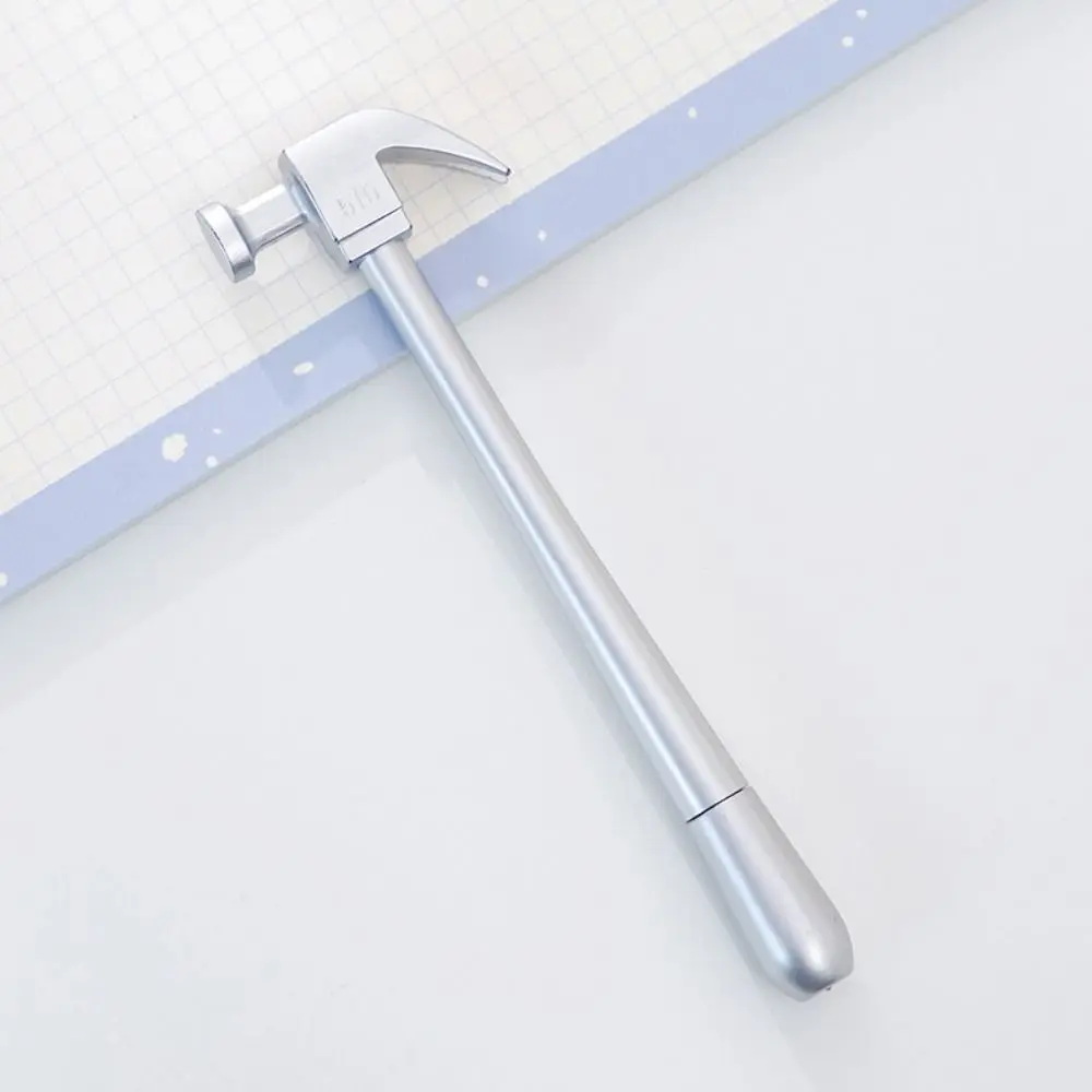 Kawaii нейтральные гелевые ручки в форме молотка, быстросохнущая ручка для подписи с черными чернилами, уникальная шариковая ручка 0,5 мм для школы