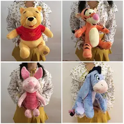 Disney 40cm Winnie The Pooh Kawaii Eeyore Piggy Tigger Stuffed Plush Toys Cute Animal Plush Dolls Kids Gifts Room Decoration