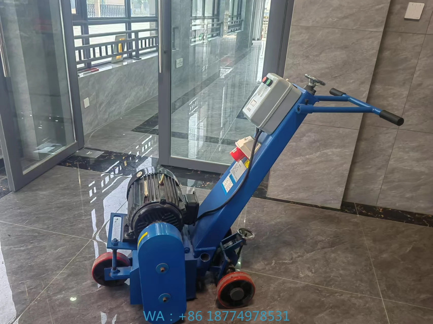 3-Phase 5.5KW Concrete Scarifier Milling Machine Core Motor380V 5.5KW Manual Concrete Floor Surface Scarifying Machine