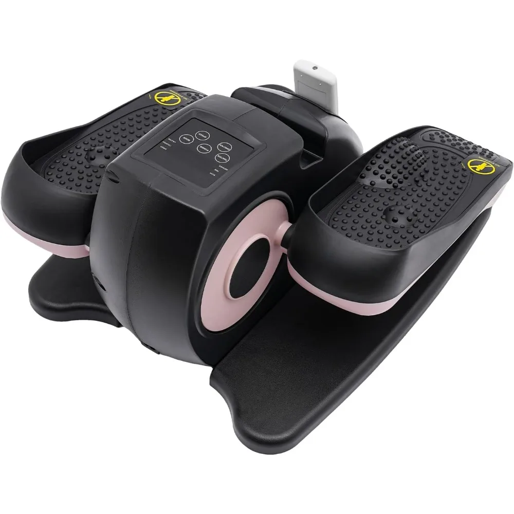 Electric Seated Leg Foot Pedal Exerciser Under Desk Elliptical Machine with LCD and Remote Control Mini Elliptical Machines