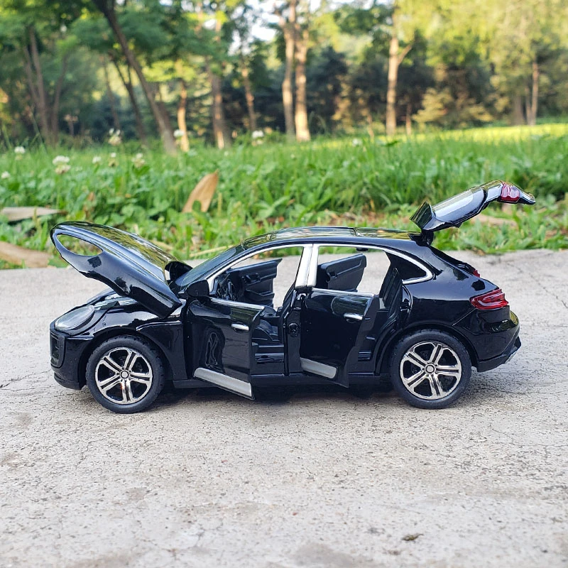 1:32 Porsche Macan Diecast Alloy Car Model Metal Toy Vehicles Children Boys Gift Collective Voiture Miniature Sound Light A872