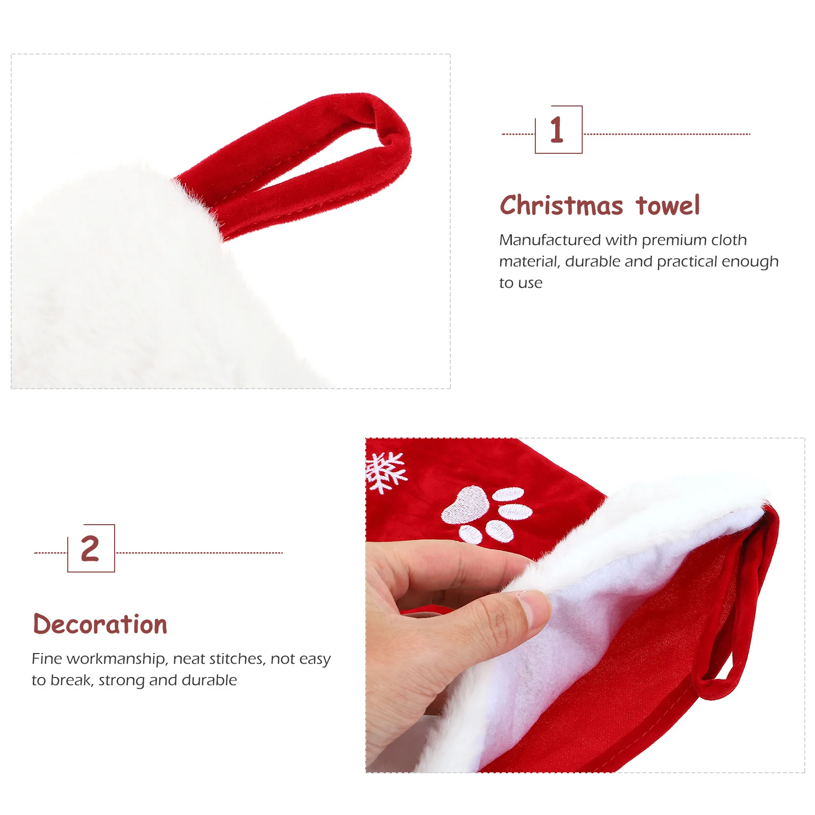 

Pet Christmas Stocking Sock Decor Gift Hanging Socks Decorative Stockings Holder Pendant Tree Candy