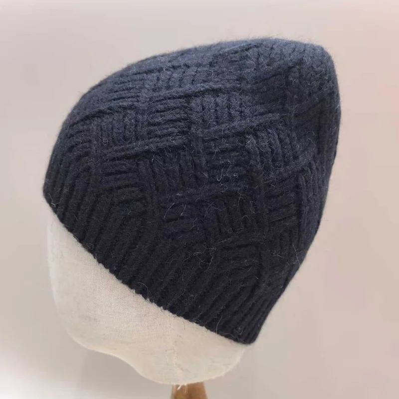 Women's Autumn And Winter Fashionable And Tidal Current Trendy Caps Travel And Leisure Rhombus Pullover Hats