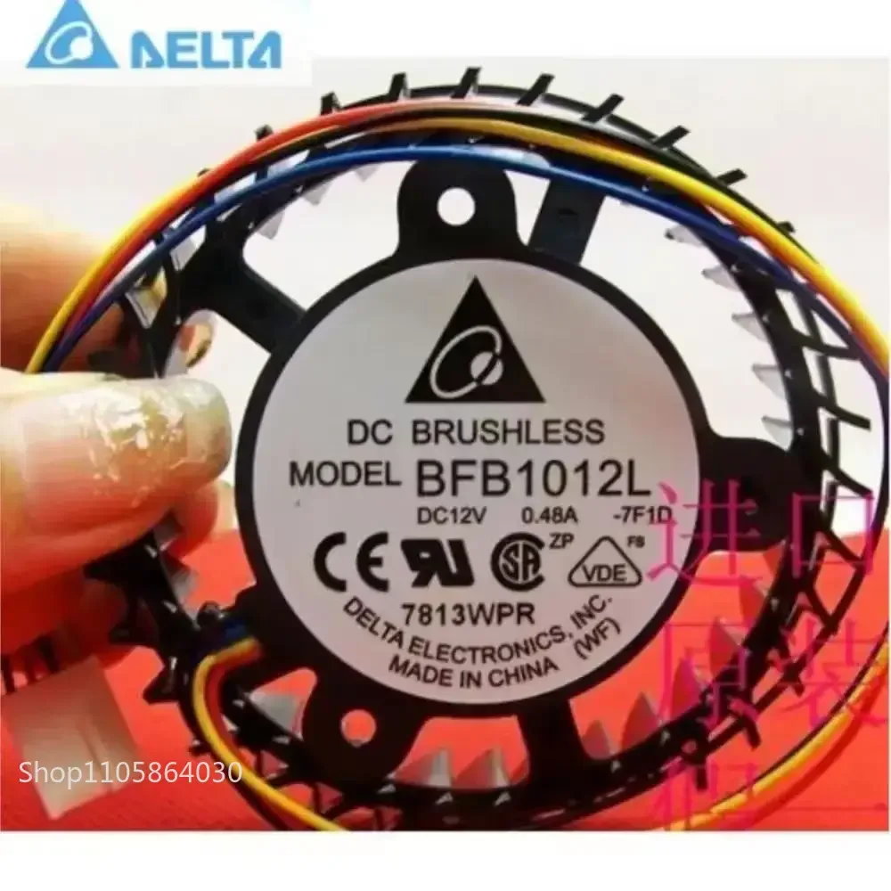 LY For Delta BFB1012L graphics card, fan pitch 35*39*45mm, 12V 0.48A, Zotac 7.5 CM