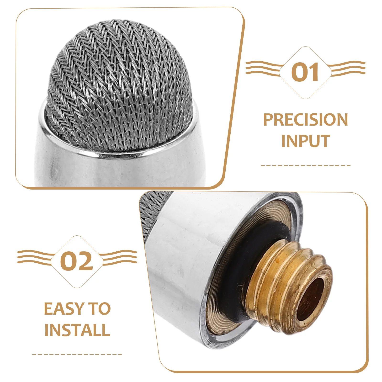 4 قطعة نصائح ستايلس بالسعة 8 مللي متر شبكة الألياف استبدال لشاشة اللمس حساسية عالية لينة مقاومة للخدش الدقة