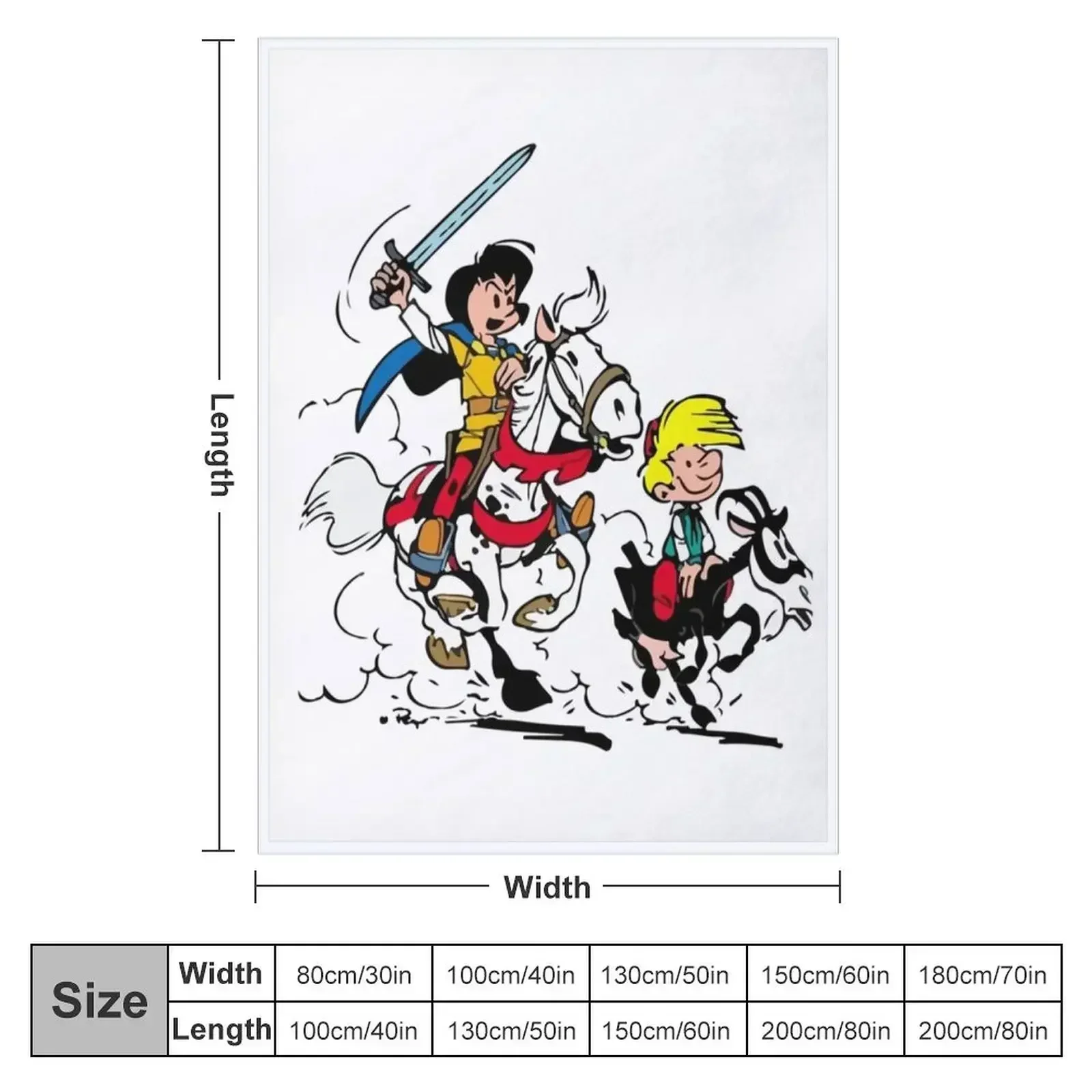 Johan et Pirlouit (Johan et Peewit) classique Throw Blanket christmas gifts Summer Beddings Heavy Travel Blankets