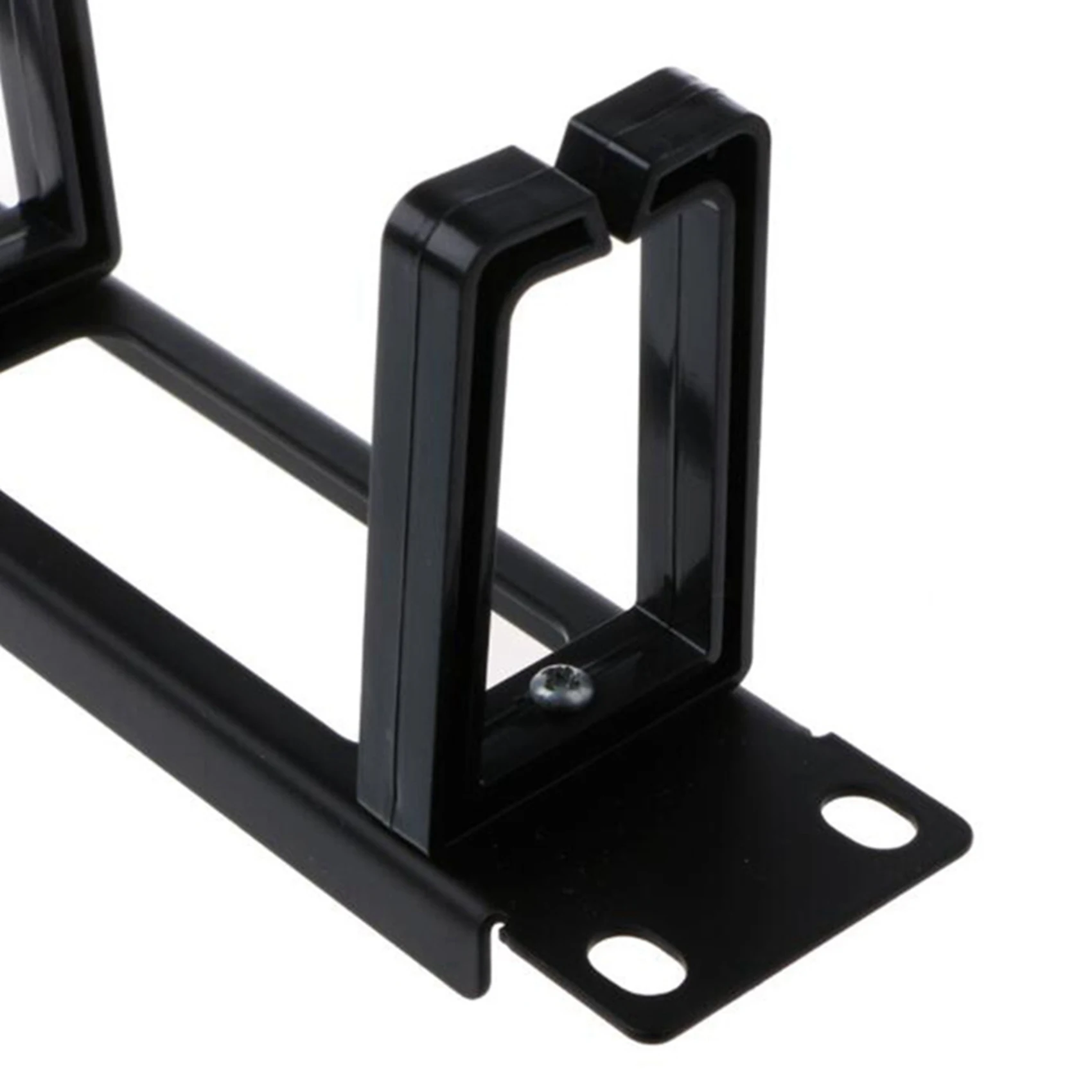 

3X 19-дюймовые стойки 1U, шкафы для прокладки кабелей, сетевой органайзер, полая металлическая основа, пятикольцевая съемная рамка для менеджера проводов