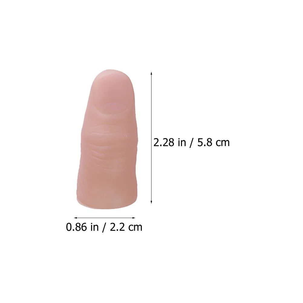 

20Pcs Trick Fingers Fake Finger Thumb Tips Stage Show Prop Prank Prankster Performance Accessories Trick Fingers