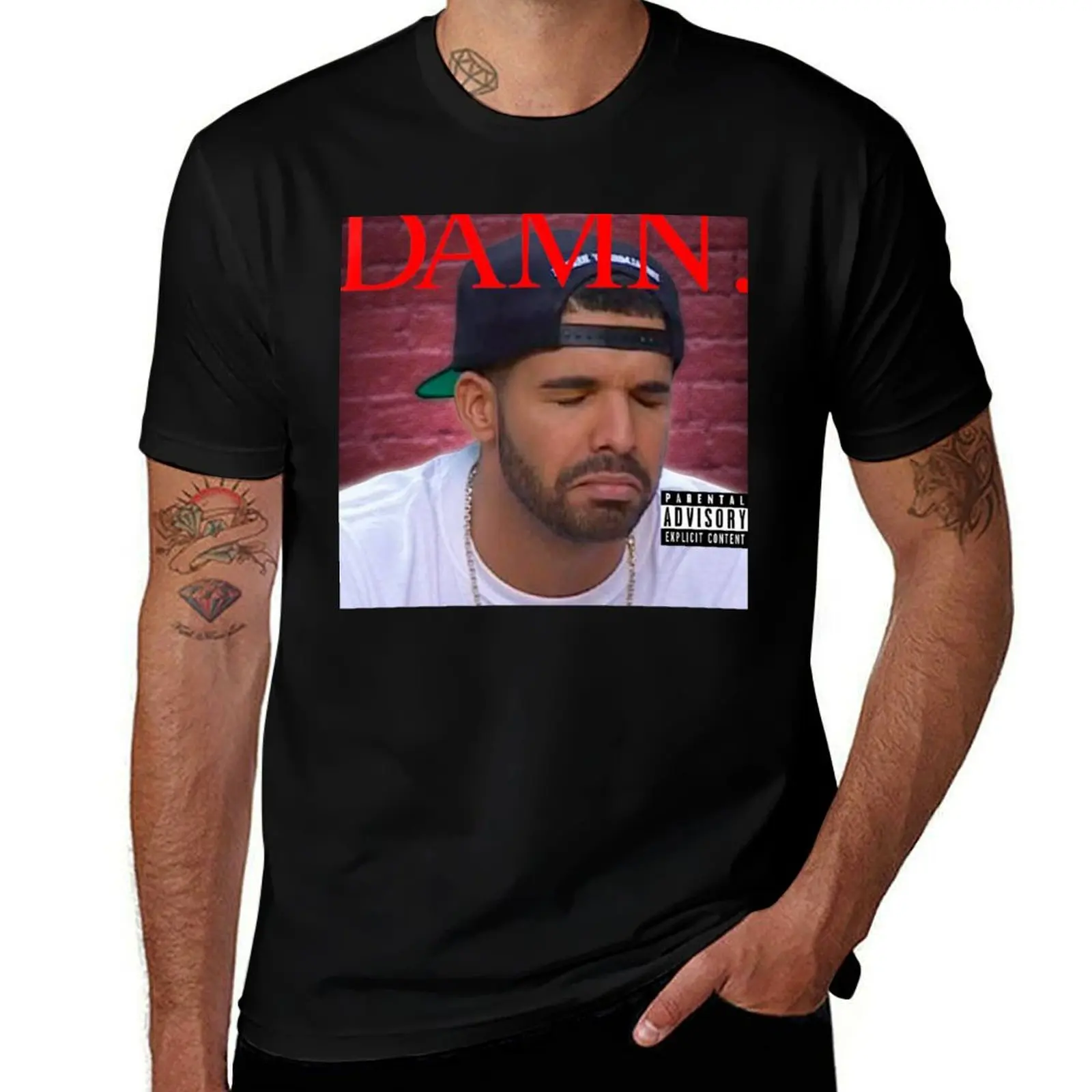 

Drake DAMN T-Shirt g man t shirts for men cotton t shirts man 100% anime t shirts oversize T-shirt