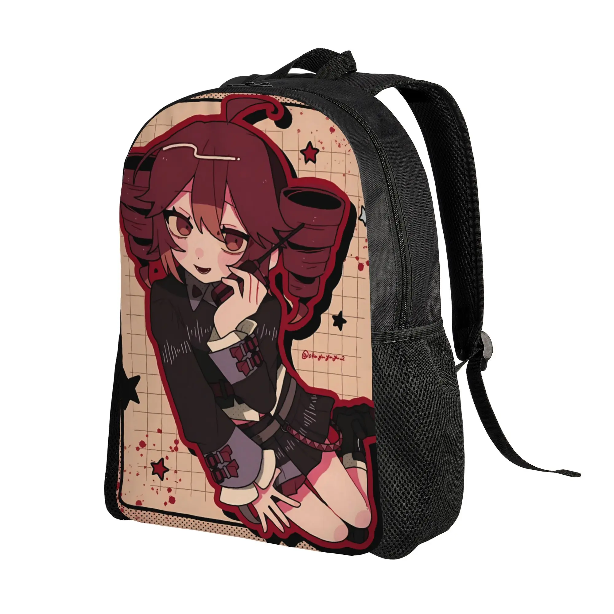Kasane Teto Notebook Frame Anime Backpack  University Backpacks Men Design Big High School Bags Casual Rucksack