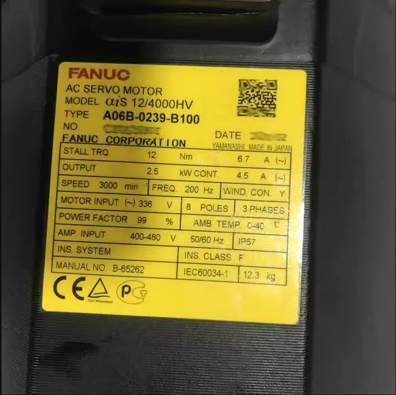 

A06B-0239-B100 New Fanuc Motor IN STOCK Fast ship