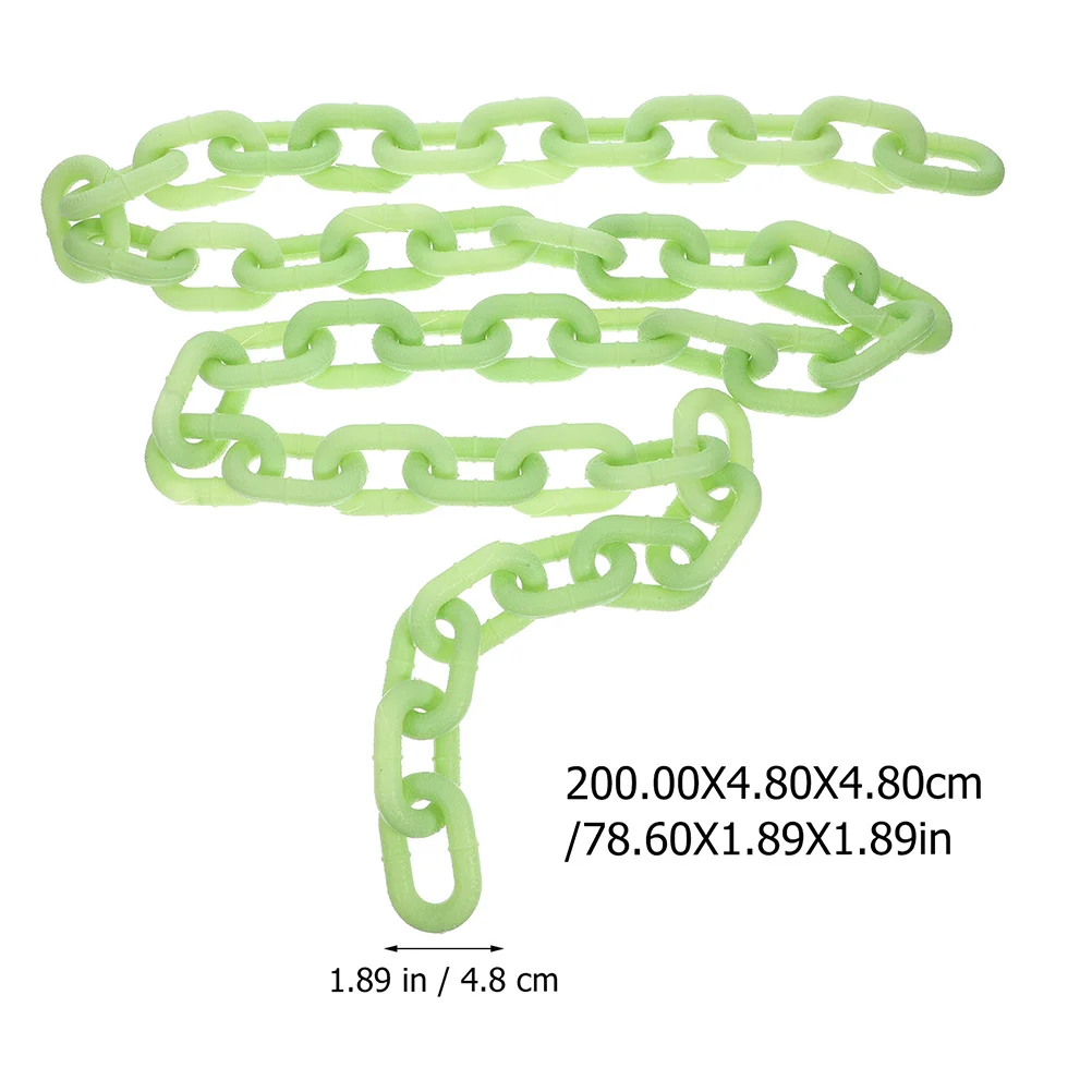 Świecący plastikowy krzew z kolcami, regulowana długość, trwały, wielokrotnego użytku, dekoracja na Halloween, rekwizyt do nawiedzonego domu, łańcuch na Halloween.