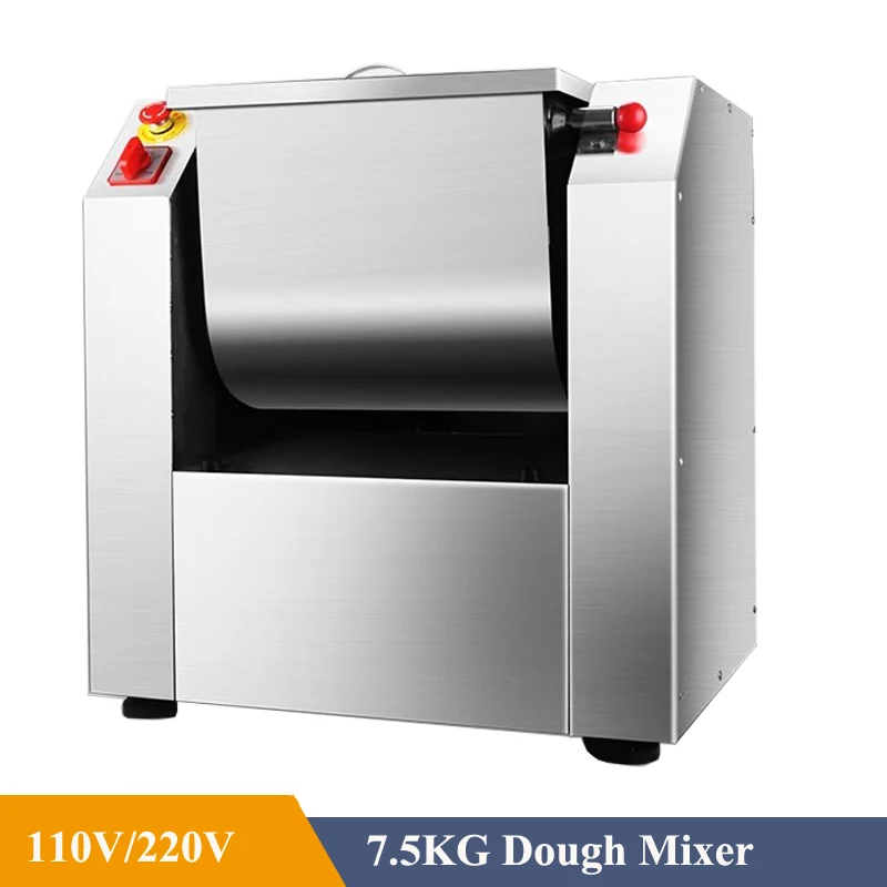 Stainless Steel Dough Flour Mixer Electric Kneading Machine Pastry Bread Dough Kneader Stirring Maker