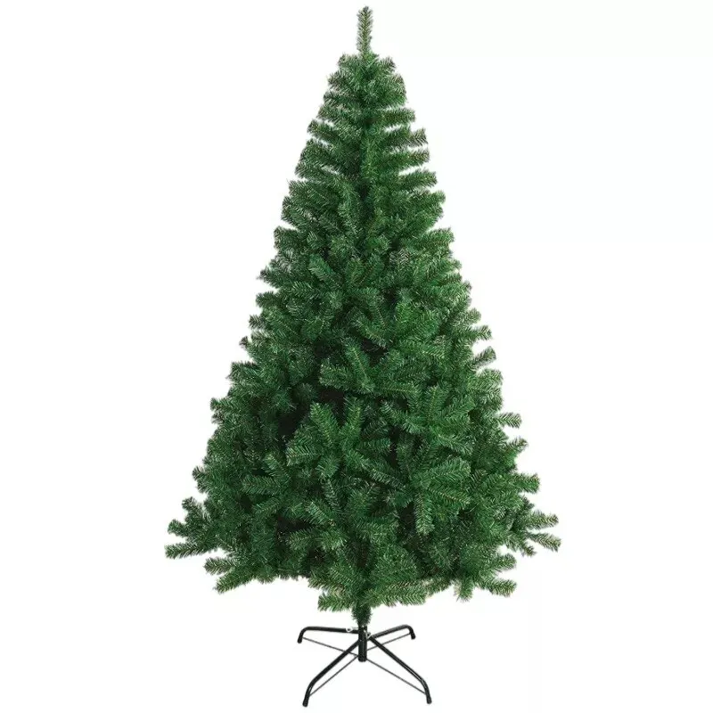 Árbol de Navidad Artificial. Árbol artificial navideño Economico, Árbol de Hoja PET, Árbol verde Navidad, 60cm 90cm 120cm 150cm 180cm 210cm Arbol barato Decoración Hogar, Jardin, Centro Comercial,