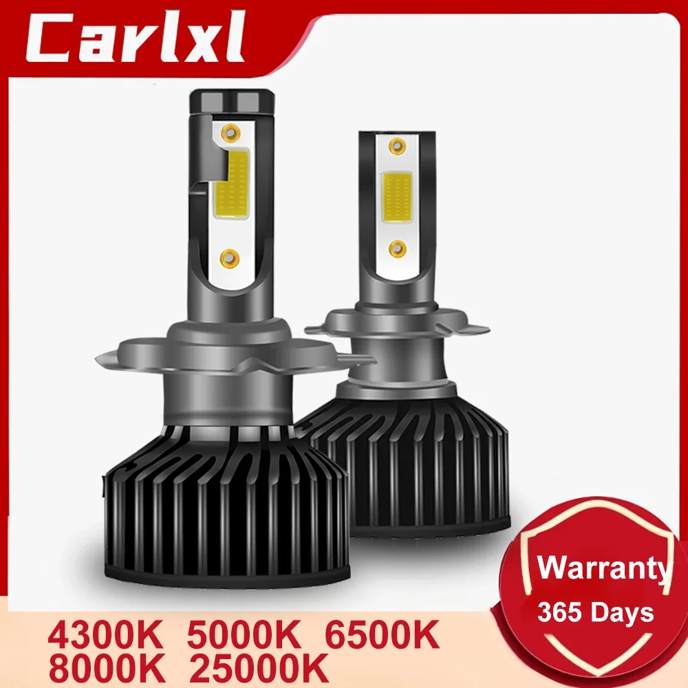 Phare LED pour voiture, phare pour voiture, phare antibrouillard, compatible modèles F2, H4, H7, H1, H8, H9, H11, 9005, 9006, 9012, 4300, 8000, 6500K, 5000K, 60W, 10000lm, 12V