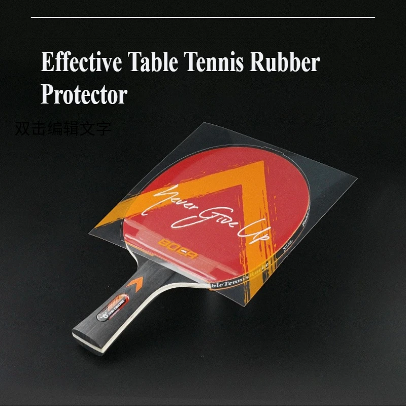 

Boer Table Tennis Rubber Protector (Ping Pong Rubber Protection Film) – 3-in-1 Shield (Dust/Water/Oxidation) Extends Lifespan