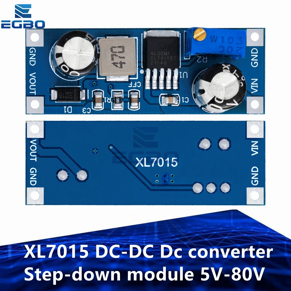 1PCS  XL7015 DC-DC Dc converter Step-down module 5V-80V Wide voltage input 7005A LM2596