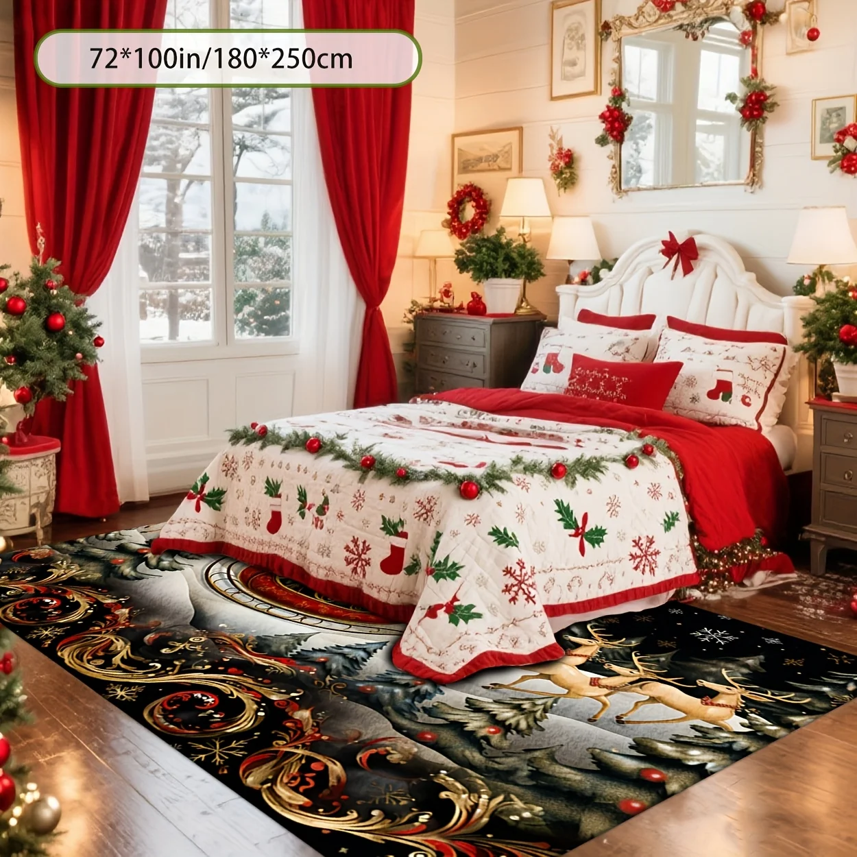 Tapis à motifs de traîneau de - Commercial Digital Printing avis et prix