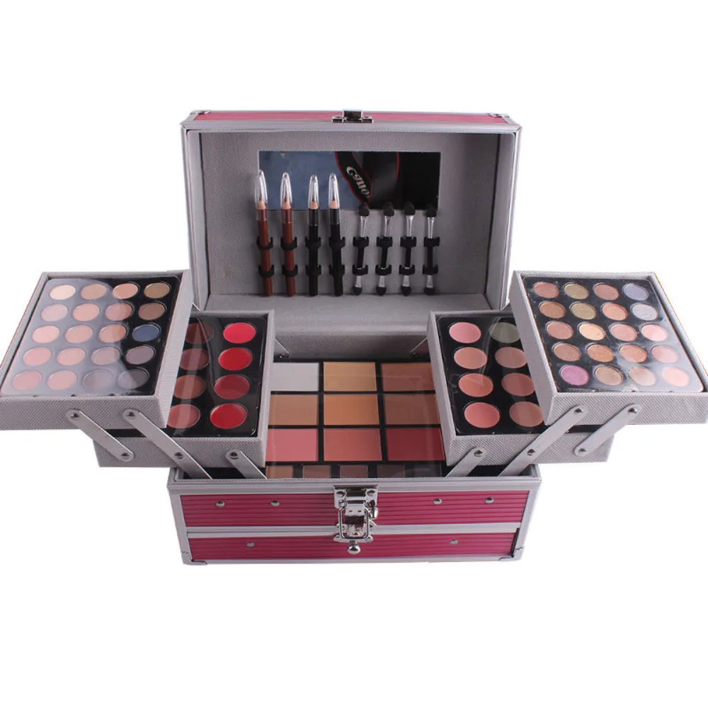 Make-up-Set weibliche Anfänger Anfänger profession elle Make-up Geschenk box Lidschatten erröten Lippenstift Brauens tift multifunktion ale Make-up-Box