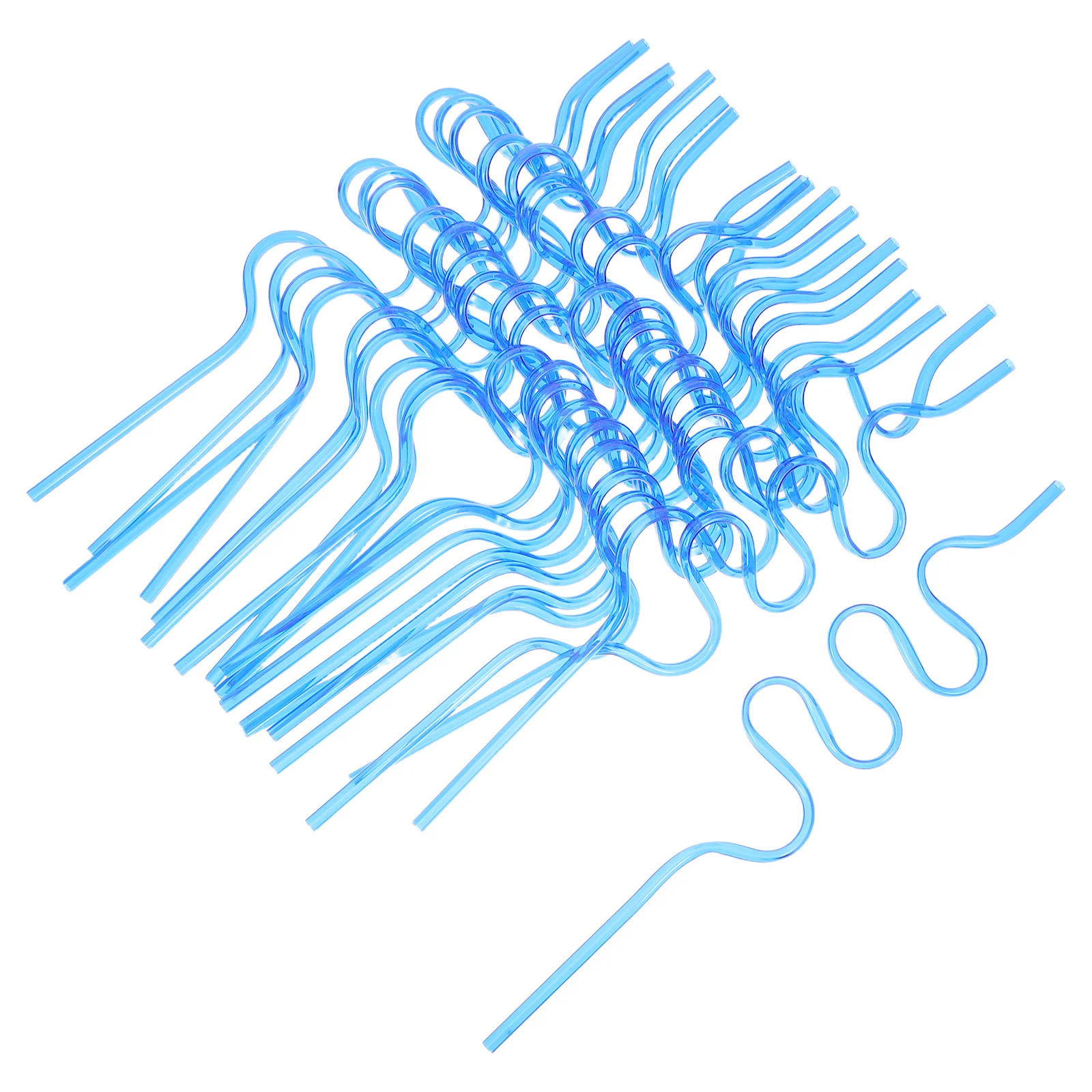 

20Pcs Colorful Bent Plastic Straws Reusable Drinking Straws for Party Smoothie Juice Creative Fun Design Drinks Plastic Straw