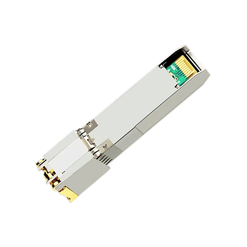 Fybrnet 10G RJ45 Медный модуль SFP+ 10GBase-Tx Ethernet Волоконно-оптический FTTH, совместимый с переключателем Cisco/Mikrotik/allied 30 м/80 м