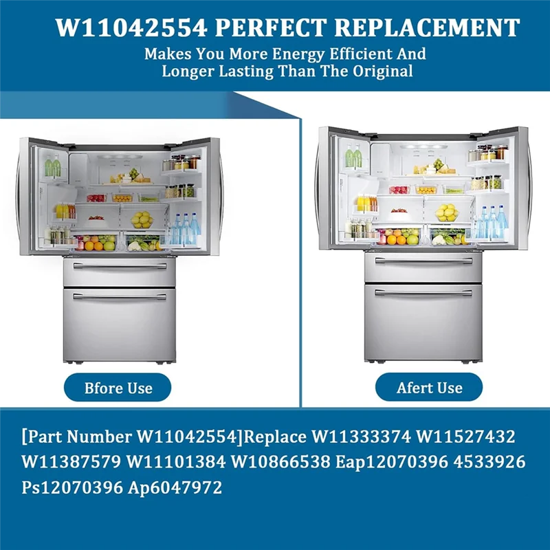 

【Must-Haves】W11042554 Refrigerators LED Light Module, Board Compatible With Whirl-Pool A-Mana, Refrigerator LED Module