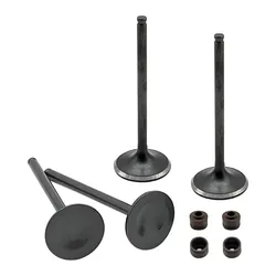 For CRF 450 CRF450R 2002-2006, OEM# 14711-MEB-670 14721-MEB-670 12209-GB4-682 Cylinder Head Intake and Exhaust Valve Kit