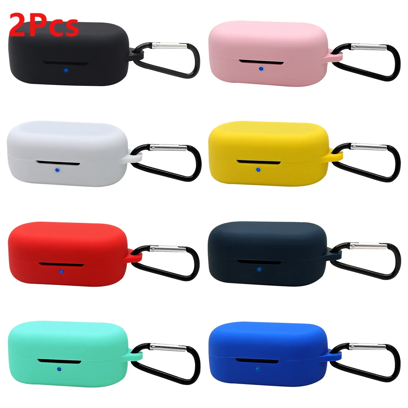 2 pièces Bluetooth écouteur coque en silicone pour TOZO T12 écouteur résistant aux rayures antichoc housse en Silicone protecteur en silice 2 pièces Bluetooth écouteur coque en silicone pour TOZO T12 écouteur résistant aux rayures antichoc housse en Silicone protecteur en silice