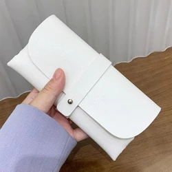New Fashion Pu Leather Glasses Bag Protective Case Cover for Women Men Portable Sunglasses Case Box Reading Eyeglasses Bags