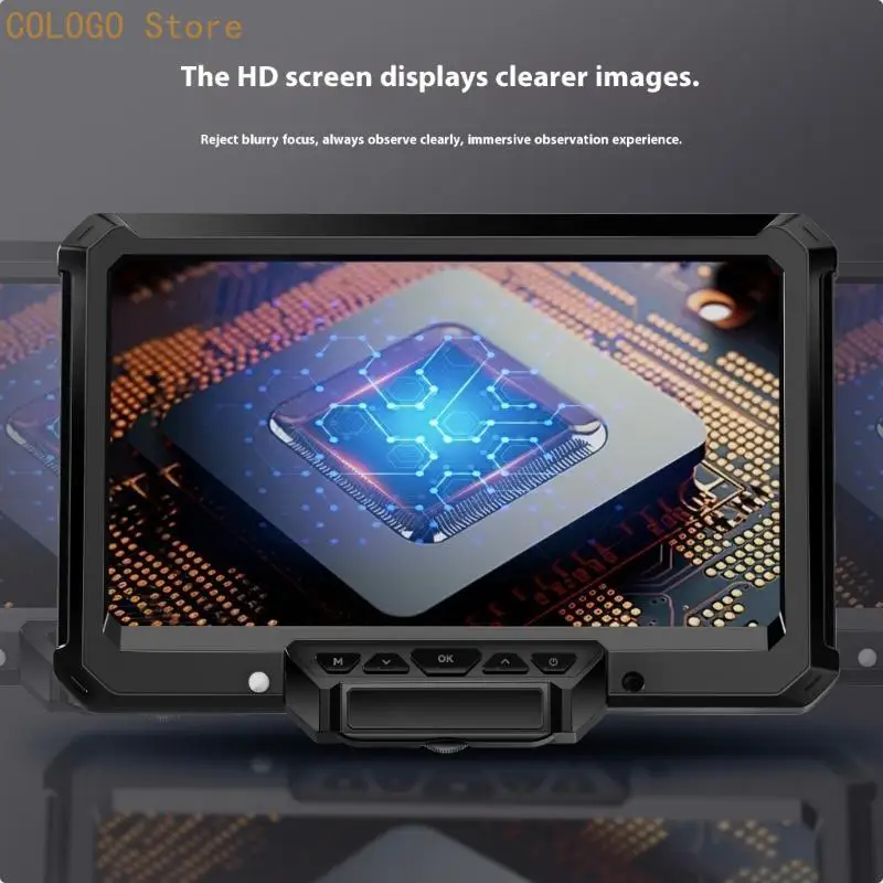 Industrial Digital Microscope 10X 1000X Magnification USB Powered For Electronic D0LD