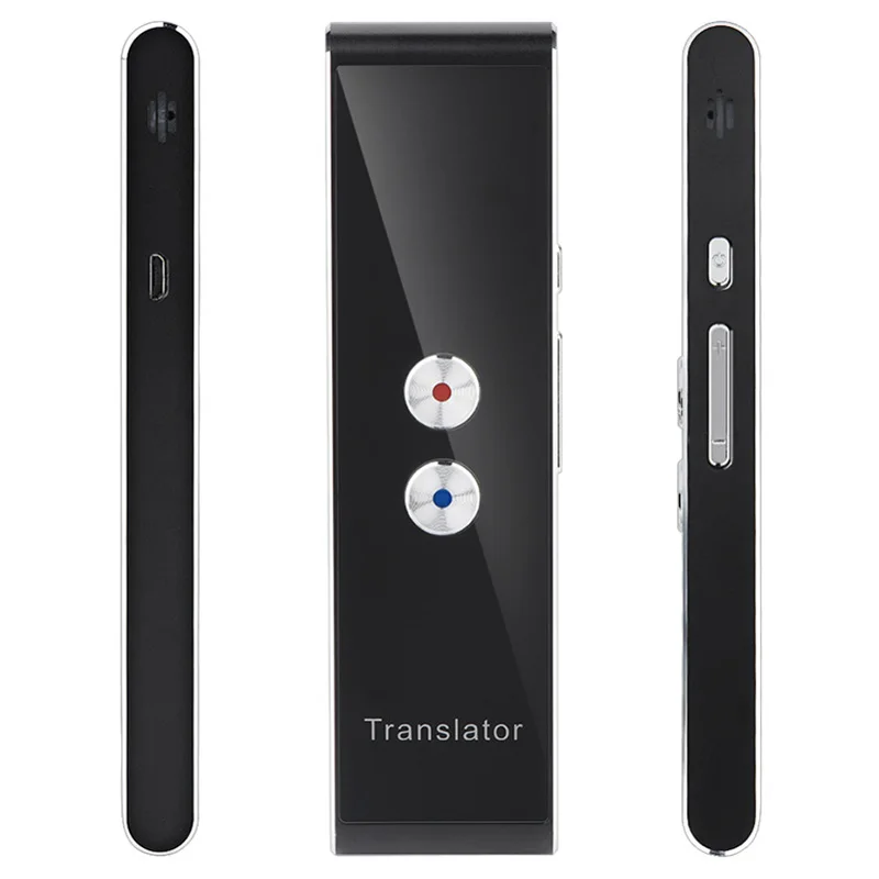AS95-T8 Voice Translator 40 Languages Multi Languages Instant Translate Mini Wireless 2 Way Real Time Translator Bluetooth