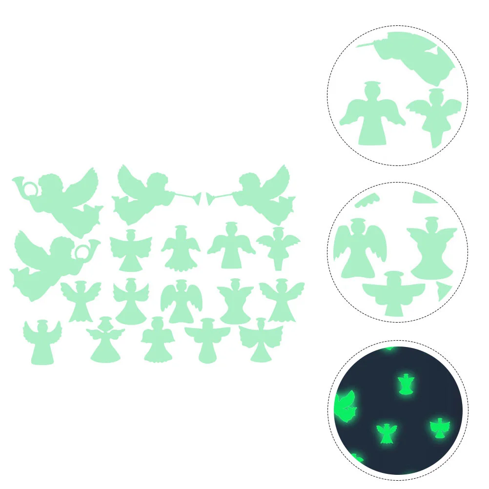 크리스마스 형광 스티커 상점 창 창 장식 유리 이동식 문 Pvc 벽 거실 재료