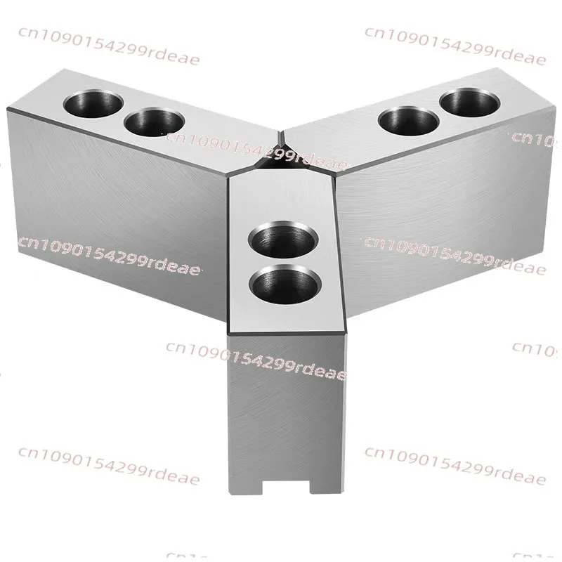 Three-Jaw Hydraulic Chuck, Heightened Thick Soft Raw Hydraulic Claws Replacement Jaws