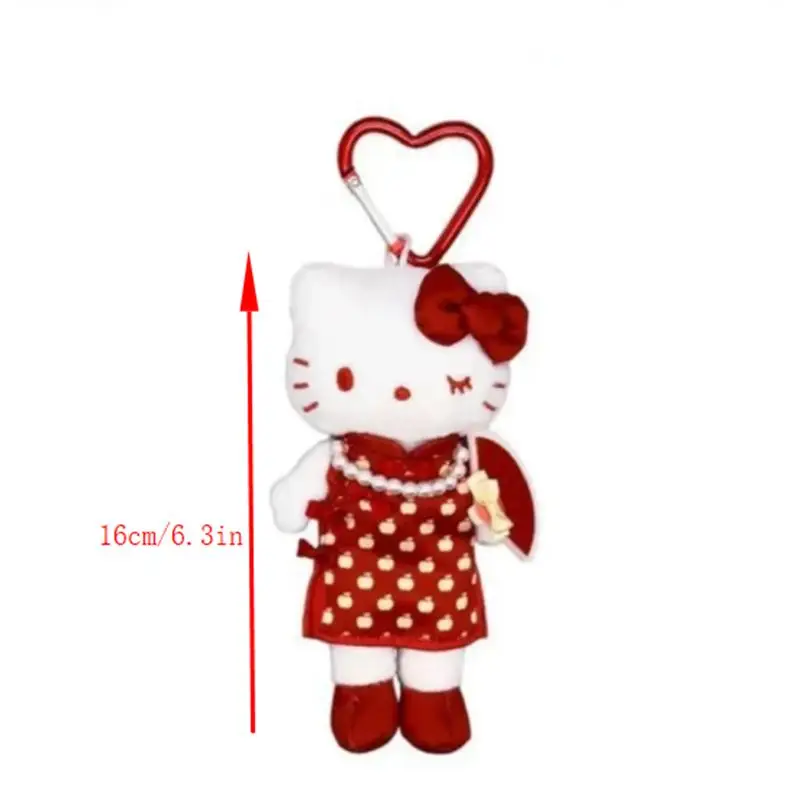 16cm Sanrios Hello Kitty Long Legs Plush Keychain Anime Toys Doll Pendant Key Chain Plushier Keyring Charm Accessories Gifts