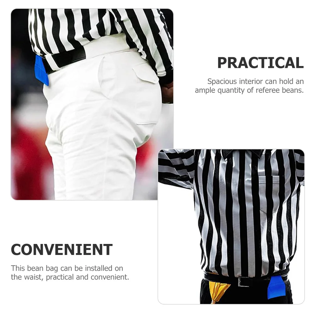 Nylon Football Referee Bean Bag Spacious Design Easy to Use for Multiple Sports Events Bean Bag Football Referee Gear