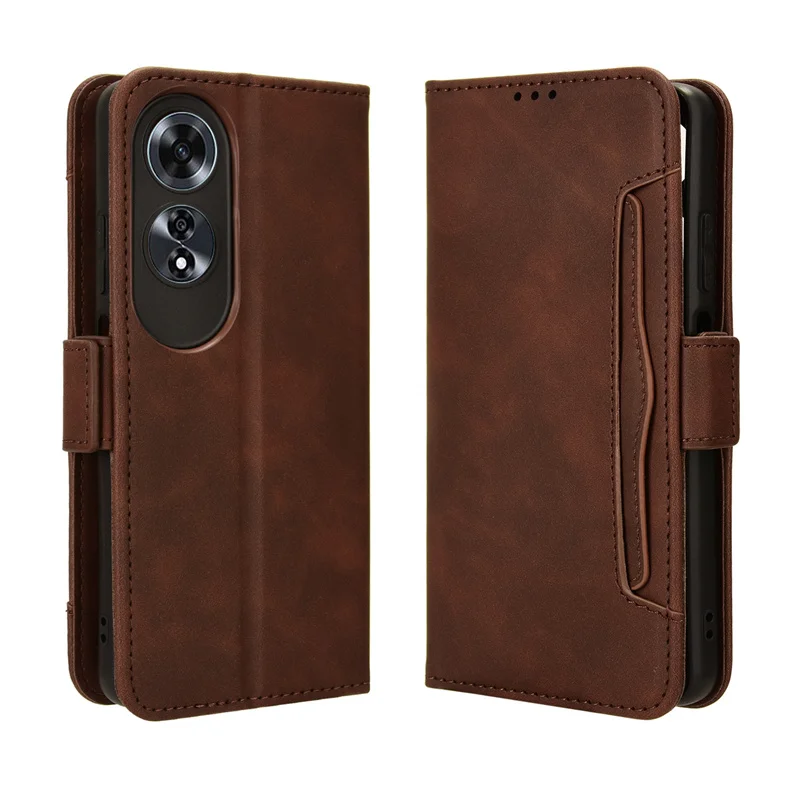 Wallet Cases For OPPO A60 4G CPH2631 Case Magnetic Closure Book Flip Cover Leather Card Photo Holder Phone Bags 6.67