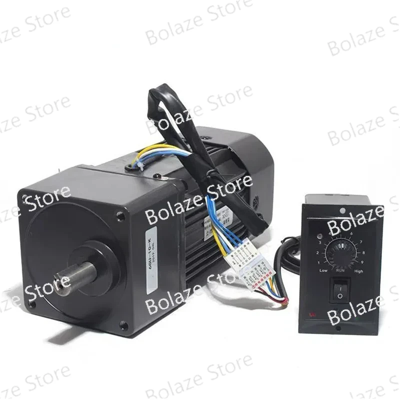 250W 220V Gear Reducer Motor + Deceleration Reducer Speed Control Adjustment Motor Reversible Motor