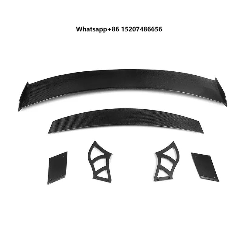 Factory Price PT Style Carbon Fiber Car Rear Spoiler Wing for2014-2016