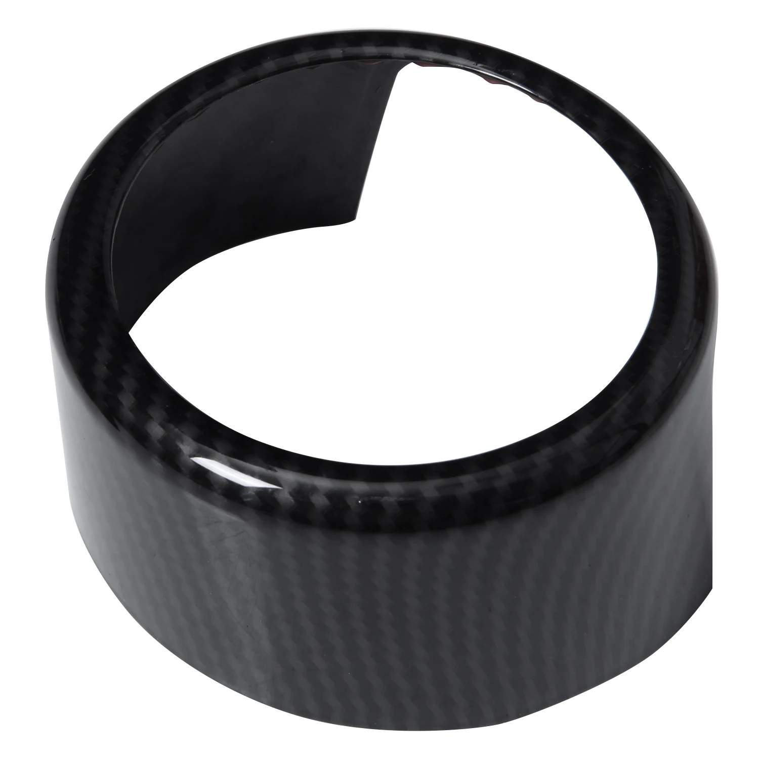 

WF-Carbon Fiber Style Abs Plastic Front Grill Decoration Frame Trim For Alfa Romeo Stelvio 2017 2018 Parts 2Pcs