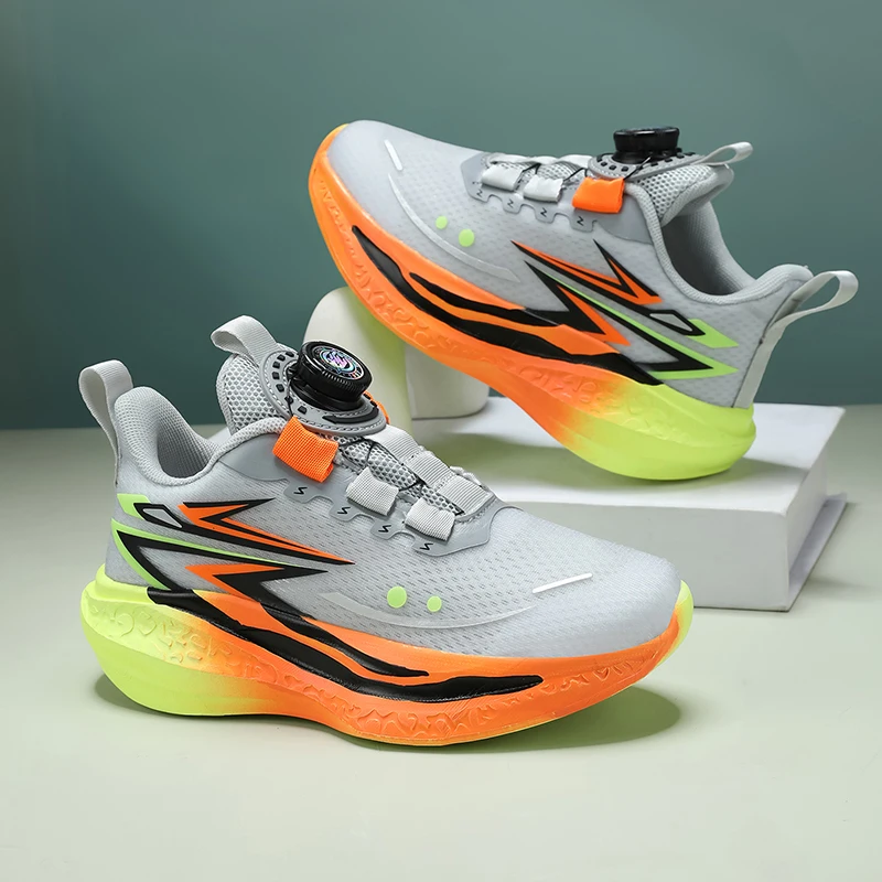 2026-new-rotary-buckle-children-athletic-sneakers-light-non-slip-soft-cushion-boys-girls-daily-jogging-training-sport-footwear