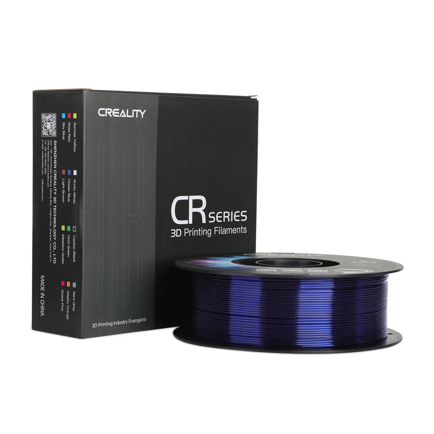 CREALITY 3D Printer Filament 1.75mm 1kg CR-PETG Filament Excellent Toughness High Precision,Odorless Non-Toxic Moistureproof